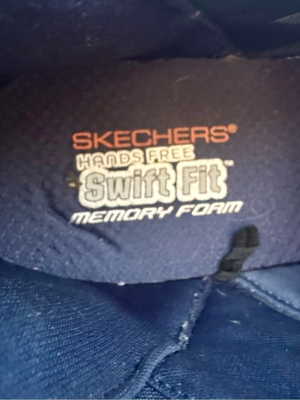 Skechers Men's Navy Slip-On Hands Free Swift Fit Sneakers